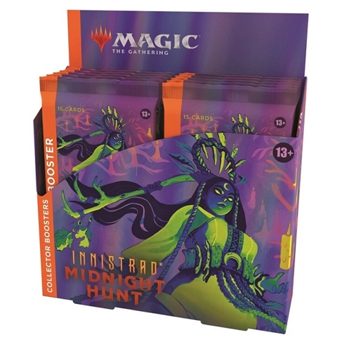 Innistrad Midnight Hunt - Collector Booster Box Display (12 Booster Pakker) - Magic the Gathering